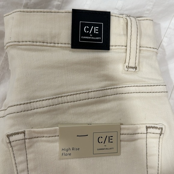 Current/Elliot high rise flare, 26, cream - Picture 5 of 5